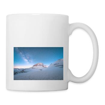 La galaxie de la Voie lactée au-dessus du mont Olympe en Grèce - Mug blanc - blanc - Droite