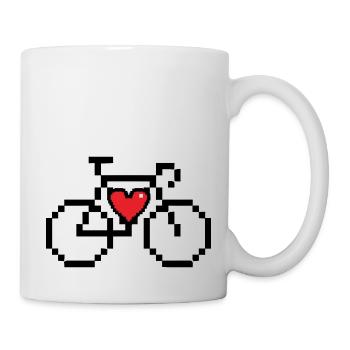 i love bicycle - Mug - white - Right