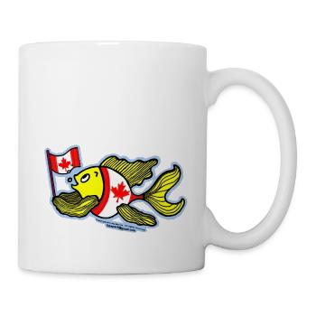 Canadian Flag Fish - Mug - white - Right