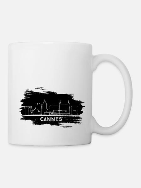 Cannes - Mug blanc - blanc