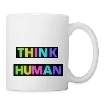 Think Human - Tasse - Weiß - Rechts