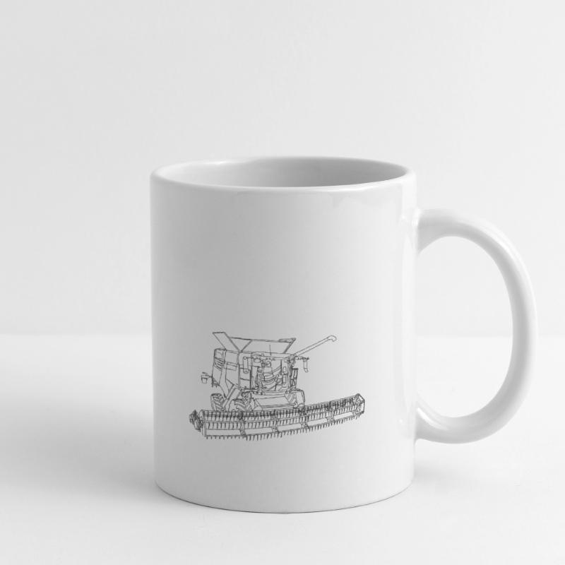 Moissonneuses-batteuses Constructeurs de machines agricoles Mug blanc