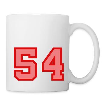 Cool Retro Retrostyle Jersey Number Back Number - Mug - white - Right