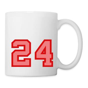 Cool Retro Retrostyle Jersey Number Back Number - Mug - white - Right