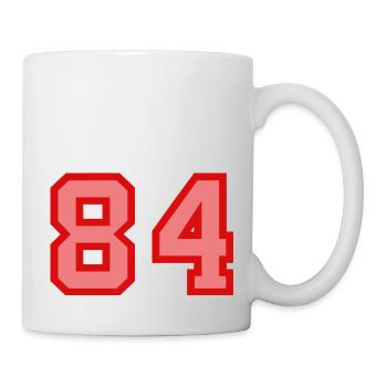 Cool Retro Retrostyle Jersey Number Back Number - Mug - white - Right