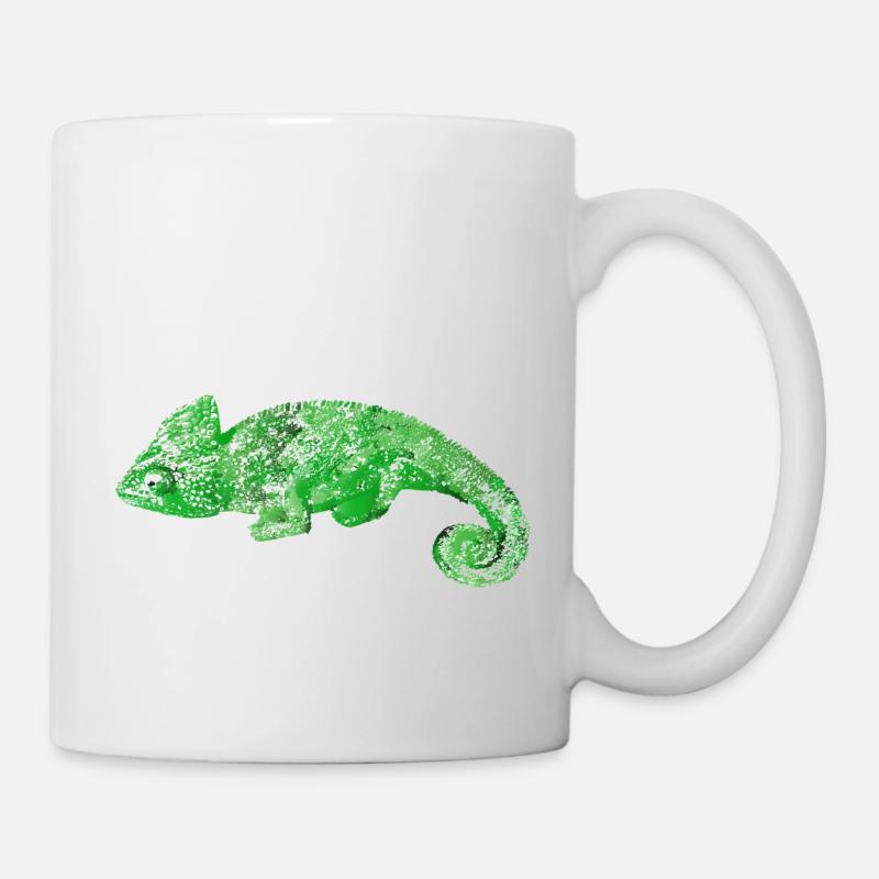Caméléon dans un design incomparable - Mug blanc - blanc