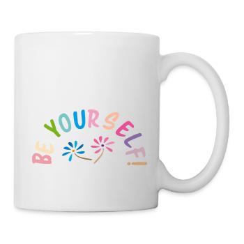 be yourself - Mug - white - Right