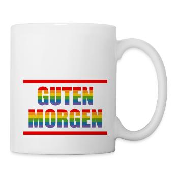 Guten Morgen - Tasse - Weiß - Rechts