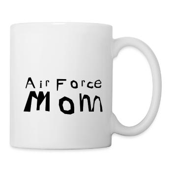 Mutter | Mama | Frau | Eltern | Air Force Mom - Tasse - Weiß - Rechts