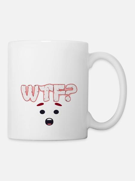 Wtf - Tasse - Weiß