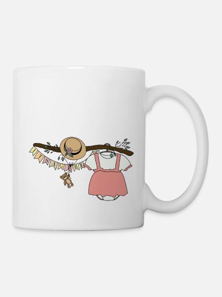 Baby girl - Tasse - Weiß