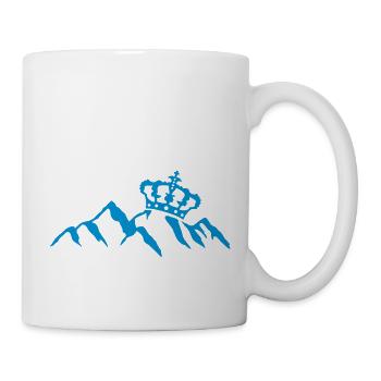 Landscape Crown Mountains King - Mug - white - Right