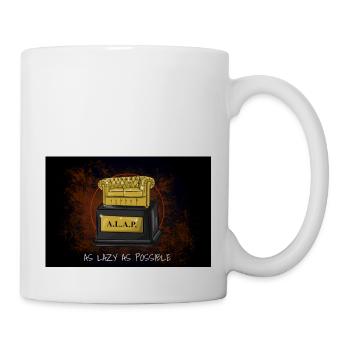 Zeichnung A.L.A.P. As Lazy as possible - Tasse - Weiß - Rechts