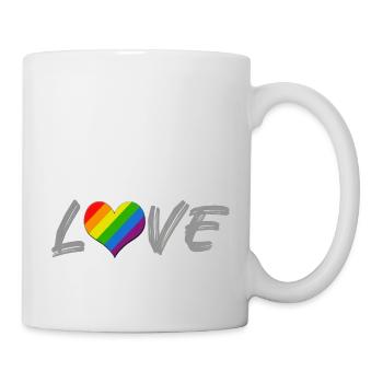 LGBT Love - Tasse - Weiß - Rechts