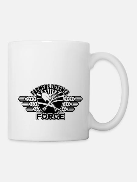 Force de défense des agriculteurs - Mug blanc - blanc