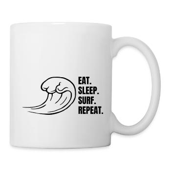 Surfer Surfing Surfboard Surf instructor Surfing - Mug - white - Right