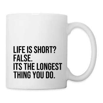 Inspiration Motivation Vie positive Vie - Mug blanc - blanc - Droite