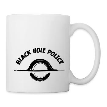 James Webb Space Telescope Black Hole Police - Tasse - Weiß - Rechts