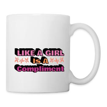 Frauen Gleichberchtigung Design und Feminist - Tasse - Weiß - Rechts