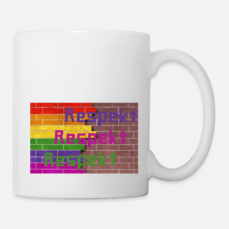 Respekt - Tasse - Weiß
