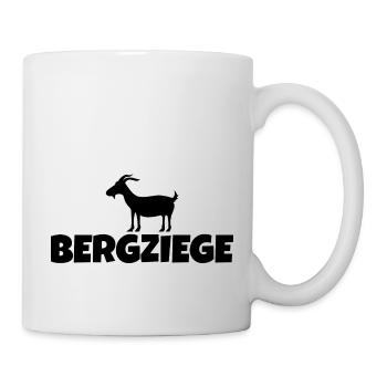 Bergziege Lustig Wandern Erzgebirge - Tasse - Weiß - Rechts