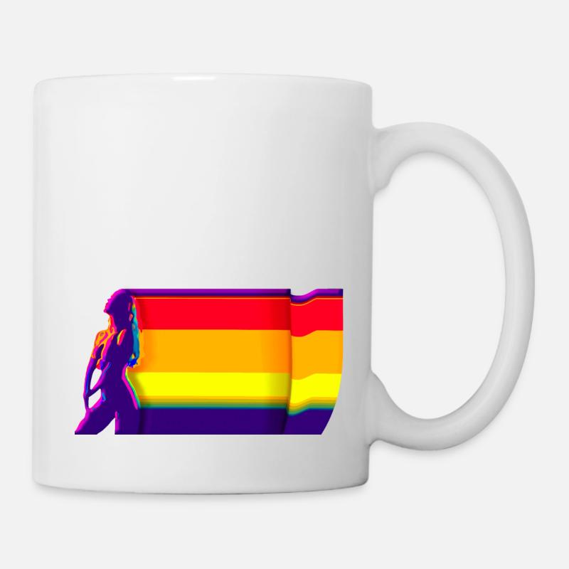 La trace d'un parfum - Mug blanc - blanc