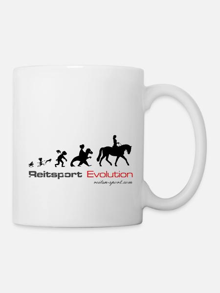 Reitsport Evolution - Tasse - Weiß