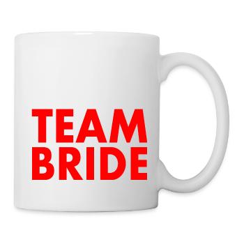 Team bride - Tasse - Weiß - Rechts