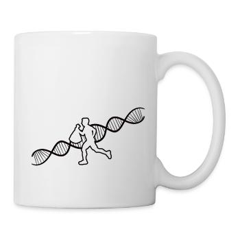 Plogging Geschenk Müll sammeln Ploggen Jogging - Tasse - Weiß - Rechts