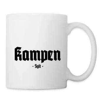 Kampen - Sylt - Nordsee - Insel - Urlaub - Strand - Tasse - Weiß - Rechts