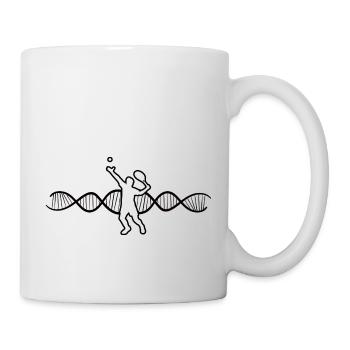 Joueurs de tennis Club de tennis Raquettes de tennis - Mug blanc - blanc - Droite