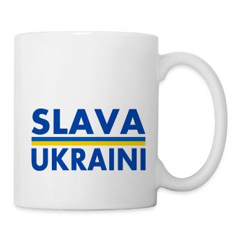 Slava ukraini - Tasse - Weiß - Rechts
