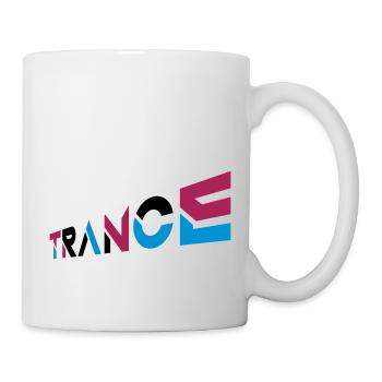 Conception de lettrage Music Trance - Mug blanc - blanc - Droite