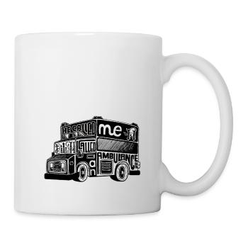 He called me a b*tch - I called him an ambulance - Tasse - Weiß - Rechts