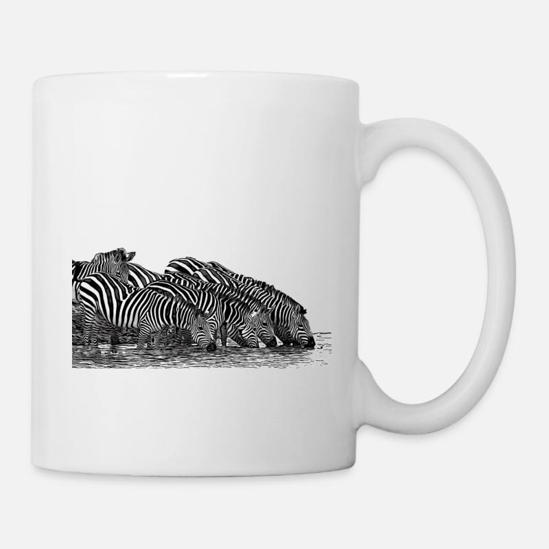 Zebra family - Mug - white