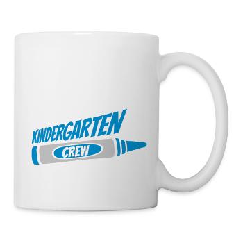 Équipe de l’équipe de maternelle du crayon de cire - Mug blanc - blanc - Droite