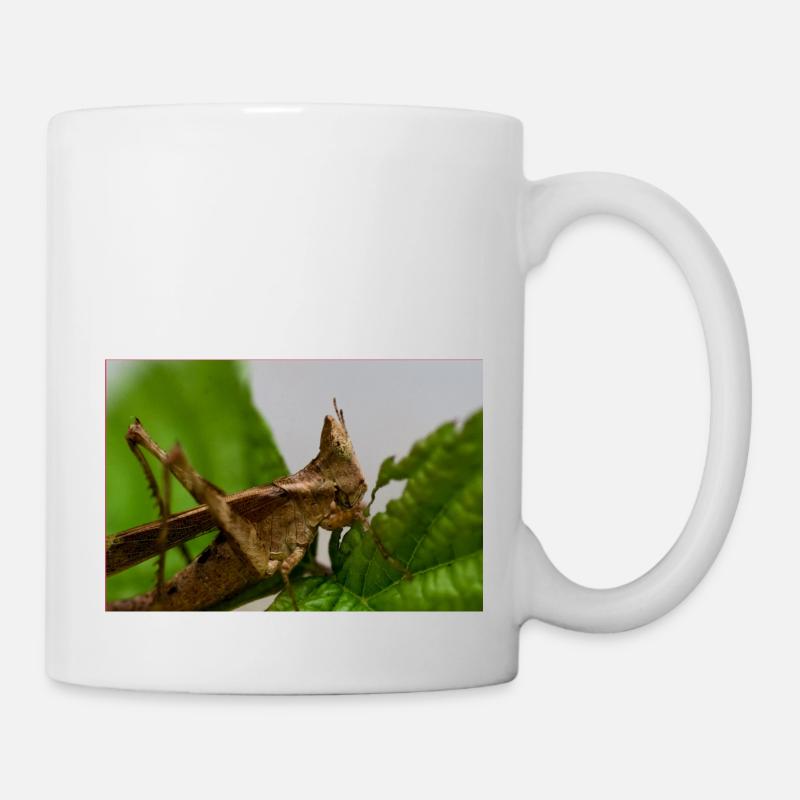 Erianthus versicolor - Monkey Grasshopper - Tasse - Weiß