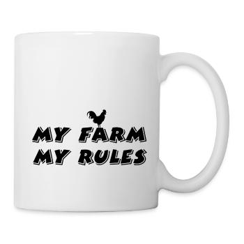 Ferme - Mug blanc - blanc - Droite