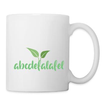 Vegan Veganer Tierschutz Vegetarier Vegetarisch - Tasse - Weiß - Rechts