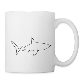 Shark oneline - Mug - white - Right