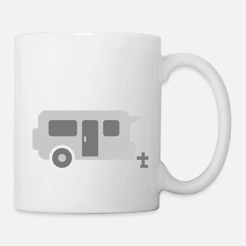 Camper Design Motorhome Driving - Mug - white
