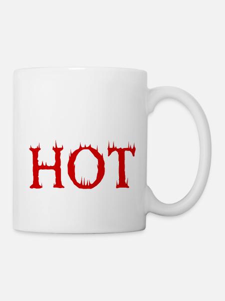 HOT - Tasse - Weiß