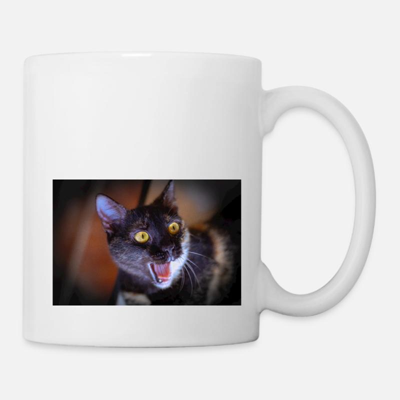 Meine lustige Katze - Tasse - Weiß
