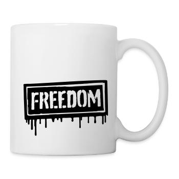 FREEDOM - Tasse - Weiß - Rechts