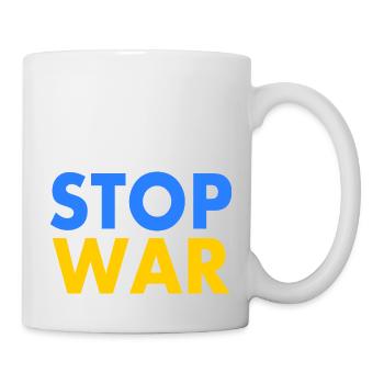 Stop war - Mug - white - Right