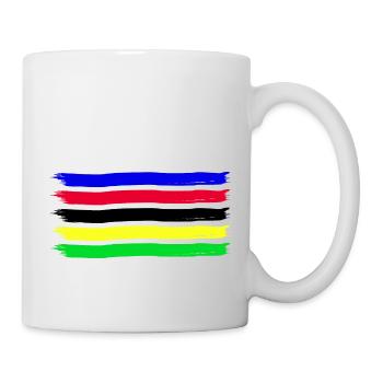 Grenze des Radweltmeisters - Tasse - Weiß - Rechts