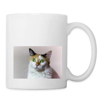 Die Katze - Tasse - Weiß - Rechts