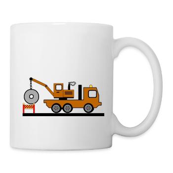 Camion - Mug blanc - blanc - Droite
