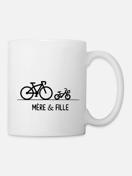 Mère et fille - Mug blanc - blanc