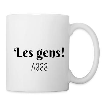 Les gens a3 - Mug blanc - blanc - Droite